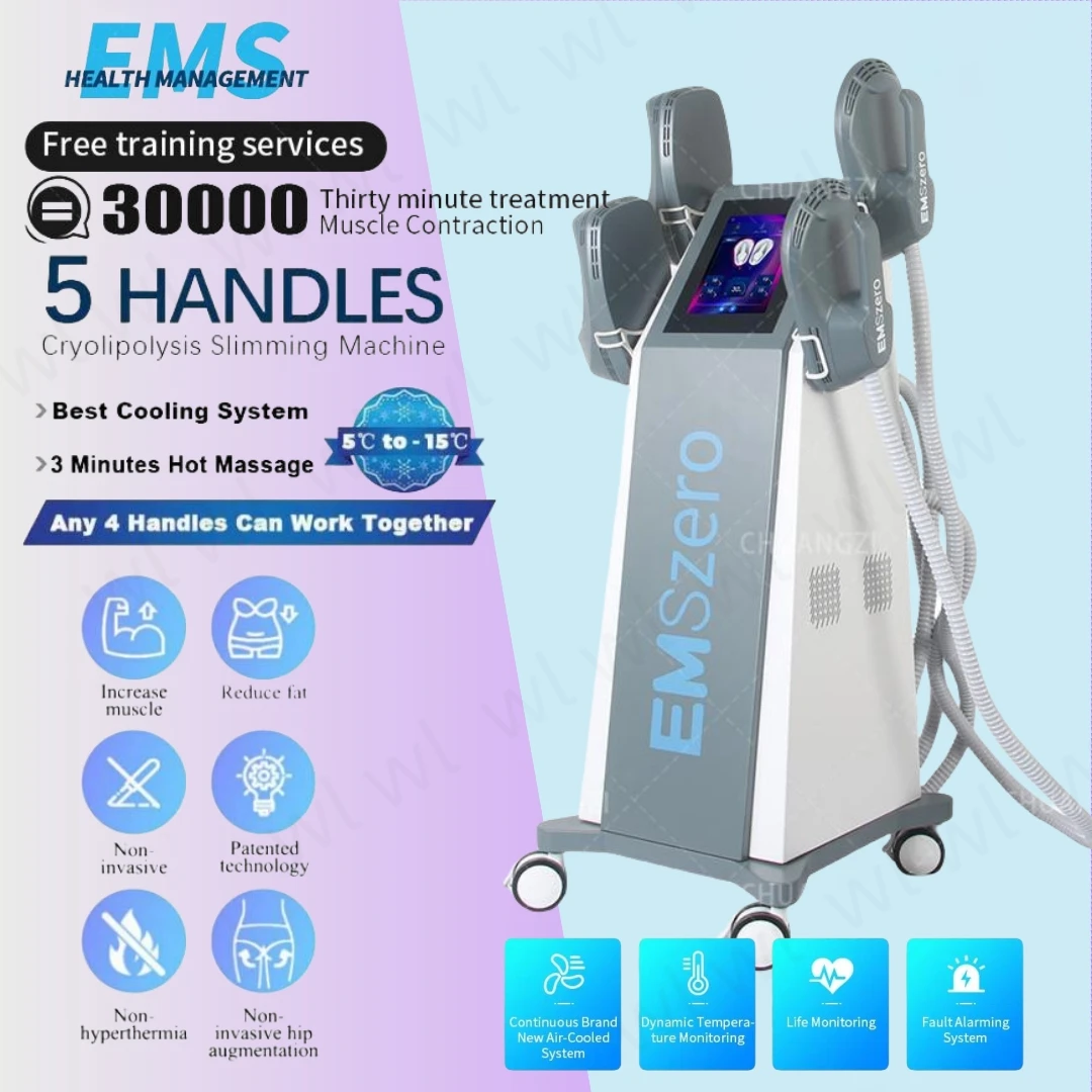 

2024 Latest EMSZERO 15 Tesla Expert Edition 6500W RF Muscle Stimulation Shaper Electromagnetic Shaper