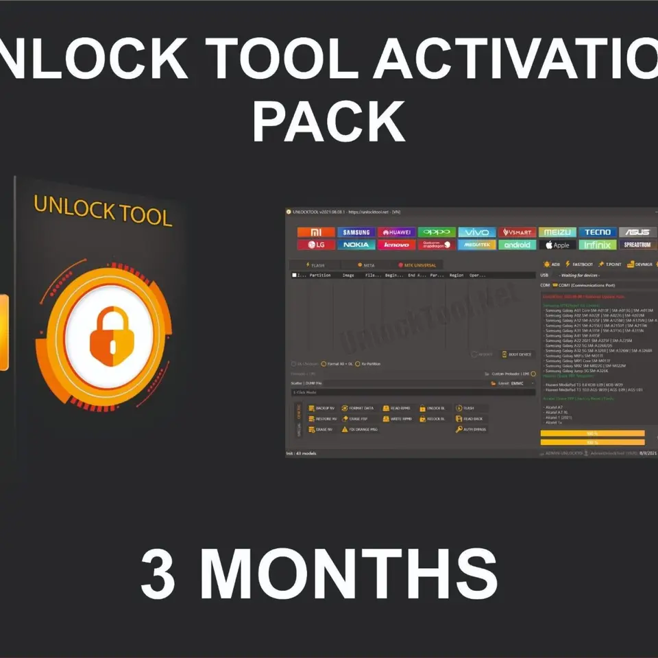 Herramienta de Desbloqueo Unlocktool Herramientas de Reparación 3.6.12 meses para Herramienta de Reparación de Android 2