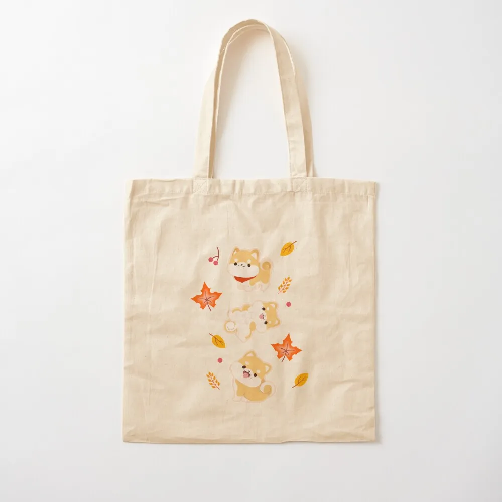 

kawaii shiba inu Tote Bag shopper bag women tote bag canvas canvas shopping cloth woman Canvas Tote