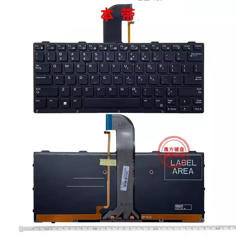 New US Keyboard for Dell Latitude Rugged 12 14 E7404 5404 E7204 7214 7414 Laptop Backlight Keyboard