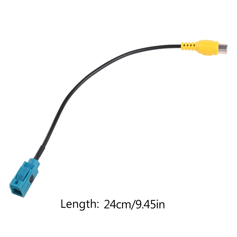 652F Fakra Male naar RCA Male Pigtail-kabel voor auto DVD GPS-antenne verlengkabel