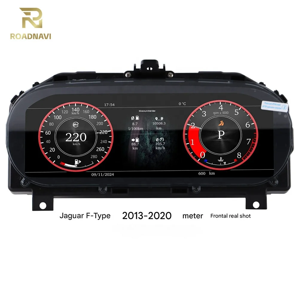 2026new RoadNavi Auto LCD Dashboard for 2005-2009 Range Rover Sport L320 Digital Cluster Instrument Virtual Cockpit Speedometer