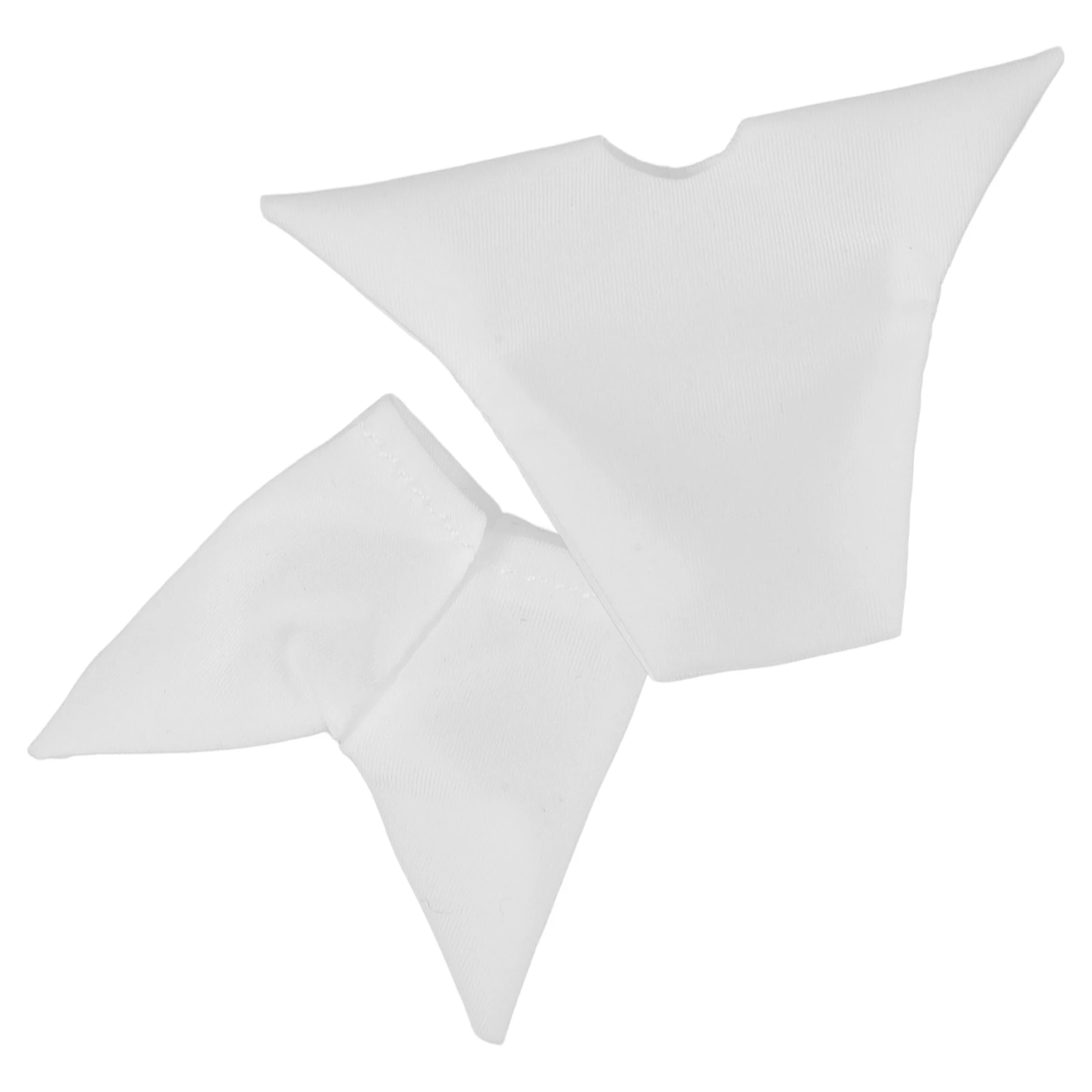 

Elastic Low Collar Shirt Anti Staining Soft Breathable White Base Outfit OB11 Baby Clothing Set Action Figure BJD