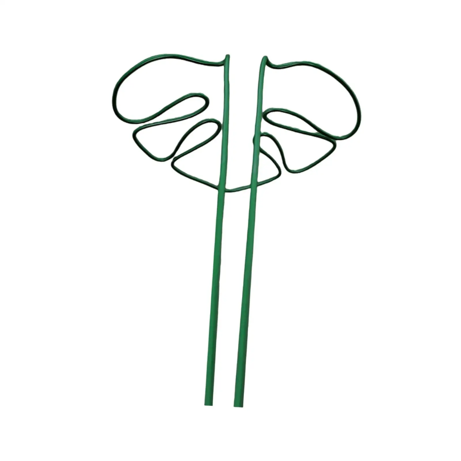 Monstera Shaped Plant Support Ring Plant Support Stake for Backyard Garden