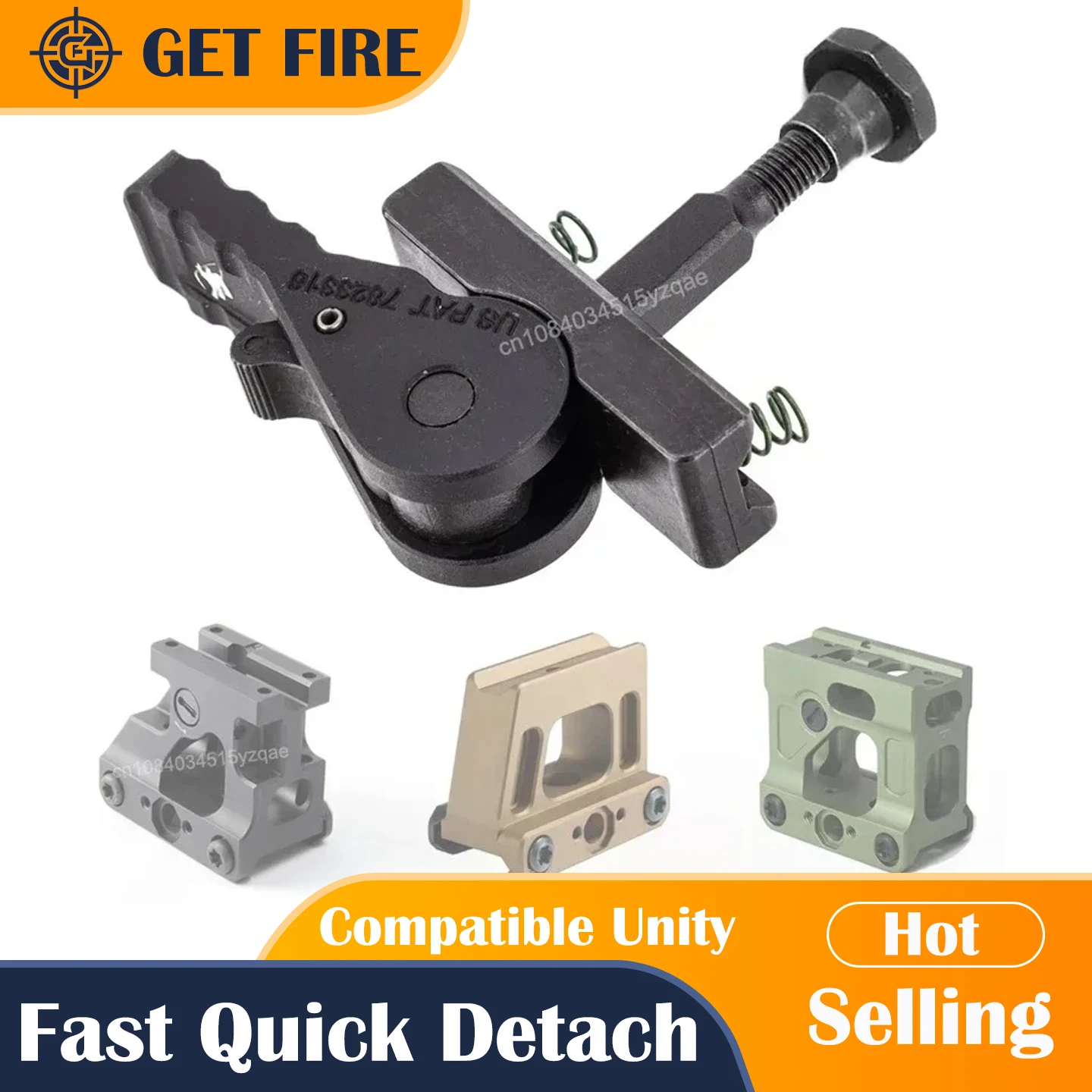 Tatical Fast Quick Detach(QD) Lever Compatible Unity Fast MRDS/MicroPrism Riser Mount Optic Red Dot Sight Scope Picatinny