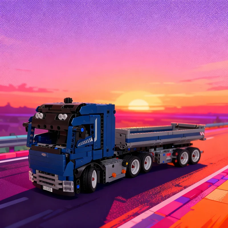 

Набор для сборки технической модели самосвала Actros (776 деталей) – креативный подарок, декор для демонстрации, премиум-класс, для взрослых и детей, для рабочего стола