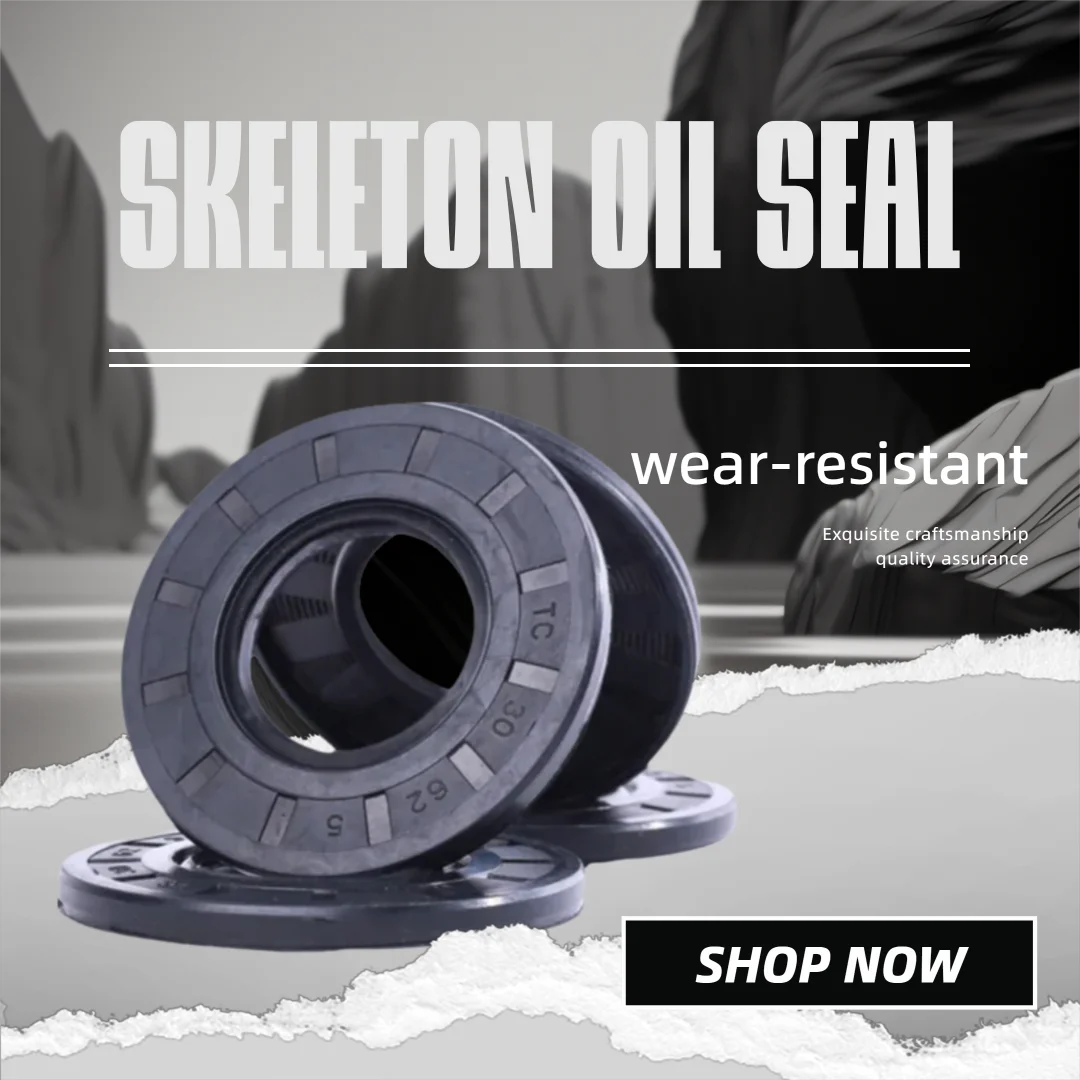 1Pcs Nitrile Rubber TC/TG4 Skeleton Oil Seal ID15mm OD22-40mm Thickness 4mm-10mm Wear-Resistant And Anti-Aging Sealing Ring