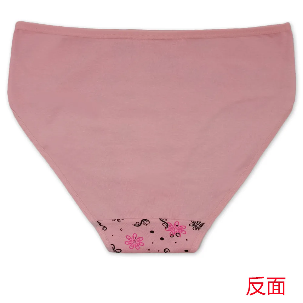 New Style 4pcs/lot Big Yards 2XL/3XL/4XL Women\'s Underwear Plus Size Mommy Iris flower Cotton Panties Large Briefs 89668