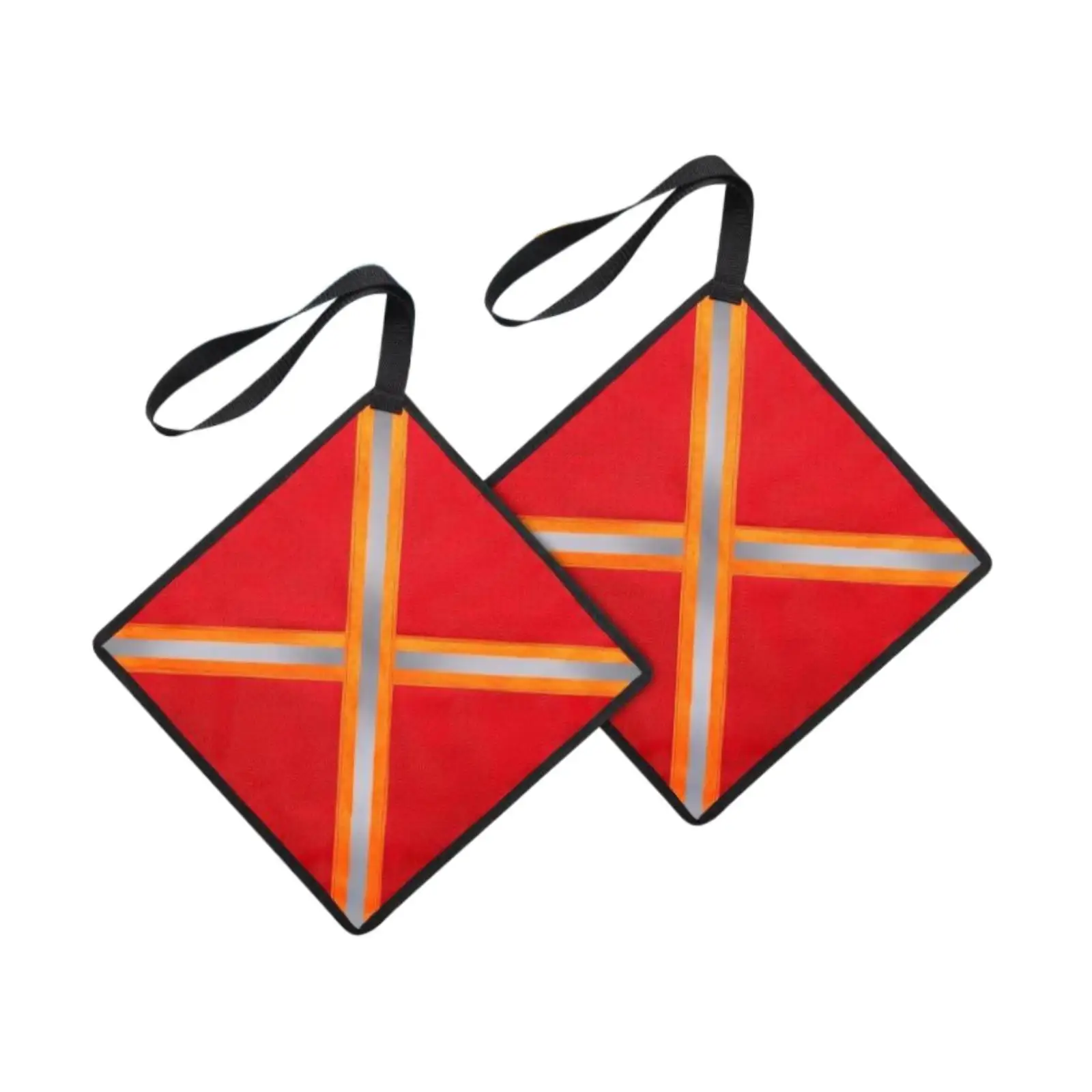 2 Pieces Safety Flags for Trucks, 32 Cm, to Be Used Reflective Kayak Flag,