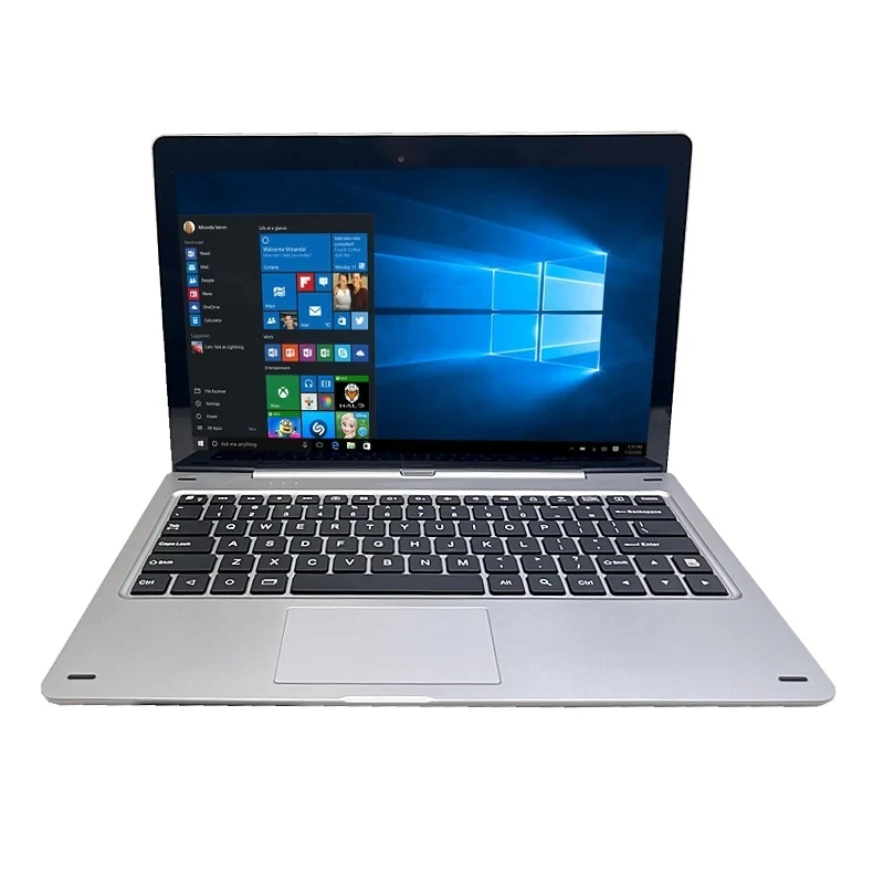 1366*768 IPS 11.6" Windows 10 Tablet With Docking Keyboard 32-bit 3735G CPU 2GB+64GB Quad Core Dual Camears 9000mAh 1*HD-MI Port