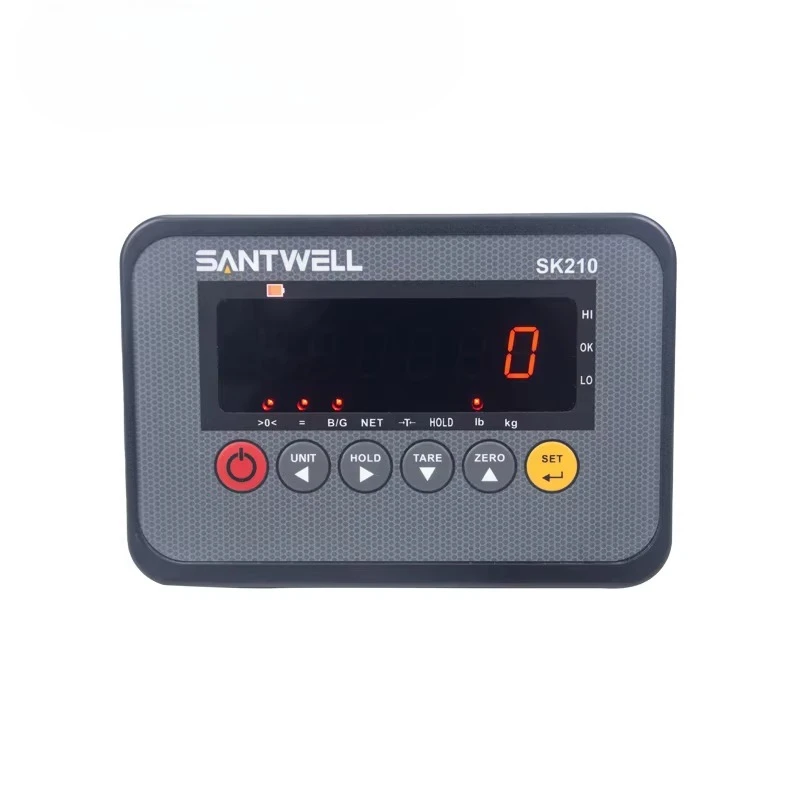 SK210 6 Digits Bluetooth Bench Scale Weighing Indicator RS232 Platform Scale Indicator LED Display Analog Weighing Indicator