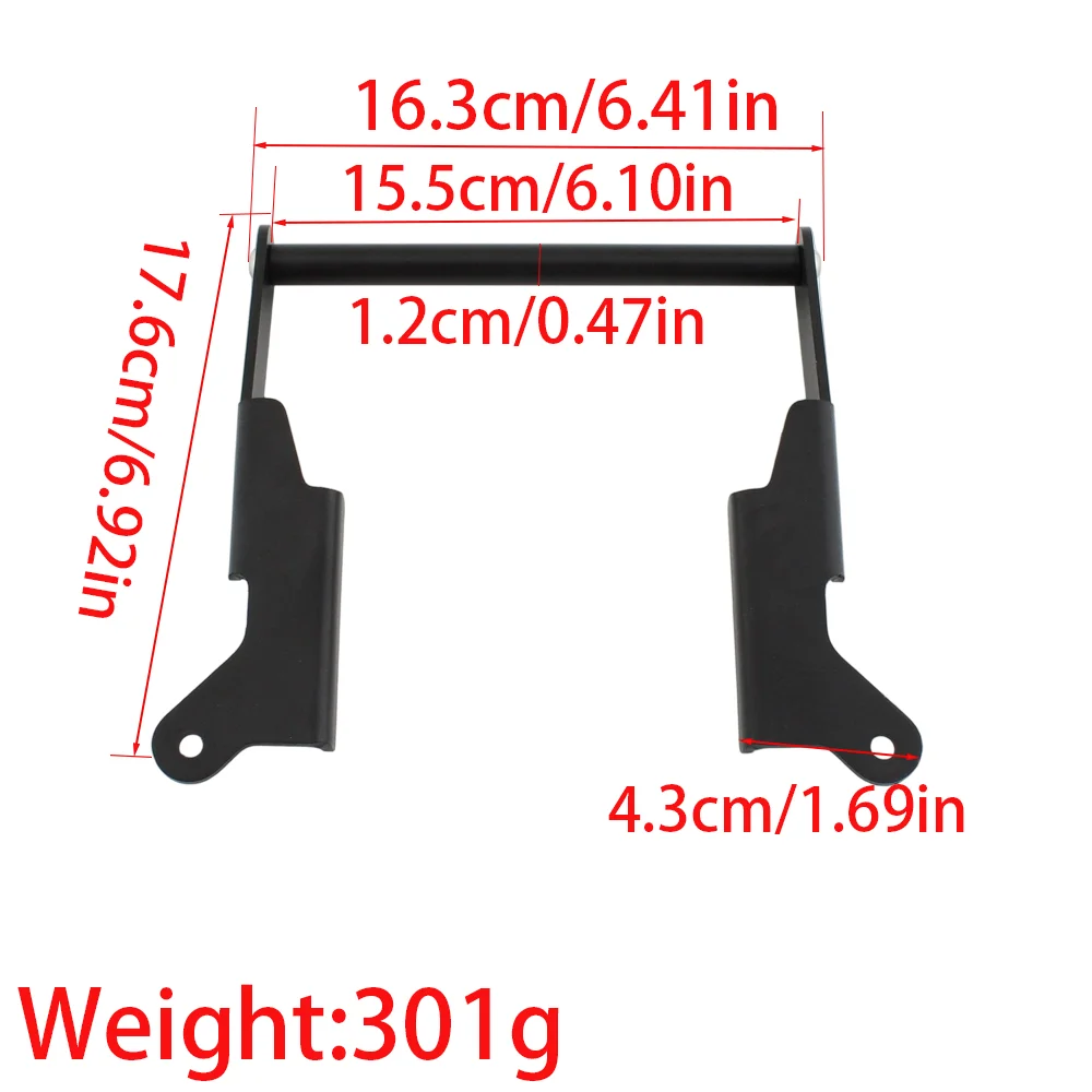 For Yamaha XMAX 300 XMAX300 2017-2025 Motorcycle Navigation Bracket Phone Mount GPS Stand Anti-Vibration Crossbar 12mm 22mm 6