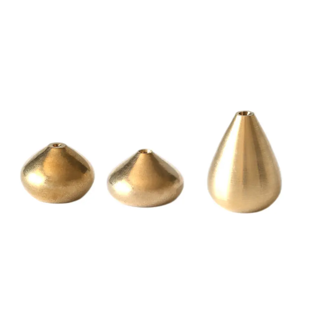 

3Pcs Creative Copper Incense Holder Smooth Surface Easy Clean Housewarming Gift Family Friends Home Desktop Decor