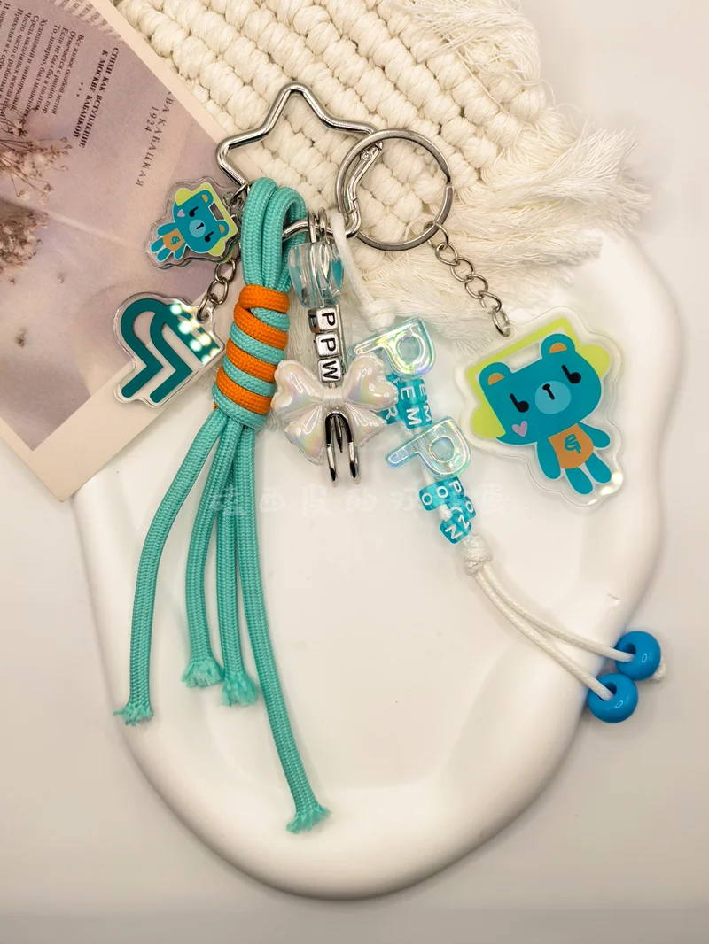Handmade Gmmtv Thai Star Pondphuwin Thai TV We Are Fish Upon The Sky Permpoon Bag Decoration Accessories Bag Pendant Keychain
