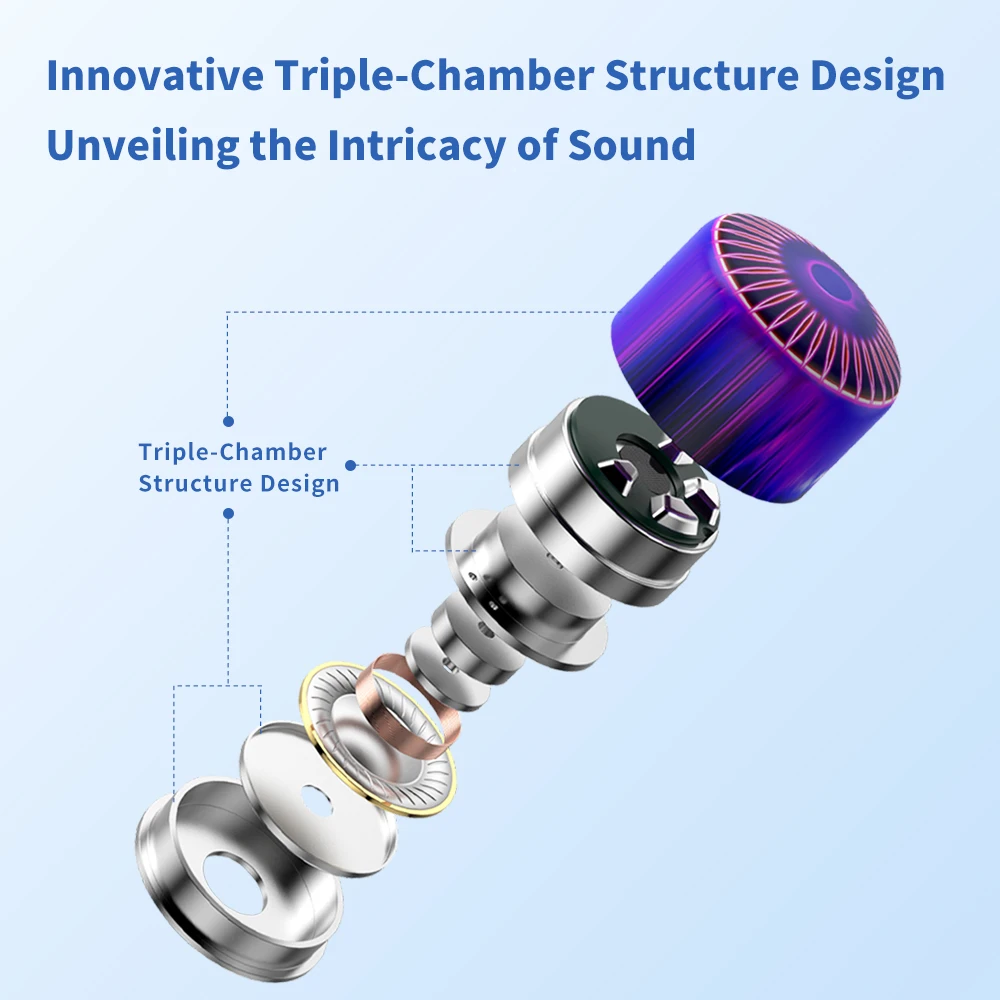 TRN Medusa Headphones High-performance HiFi Earphone DLC Dynamic Drivers IEMs with 2Pins Cable Earbuds For Xiaomi view 3