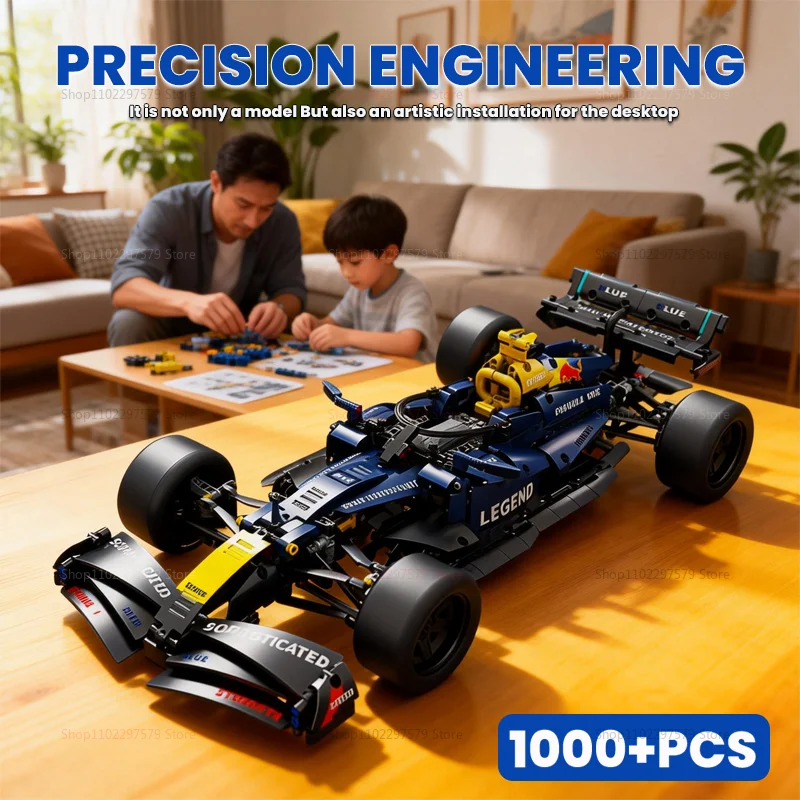 

1000+PCS Super Race Cars Building Blocks Set for Adults Teens DIY Model Kit Classic Racing Toy Perfect Christmas Gift Collection
