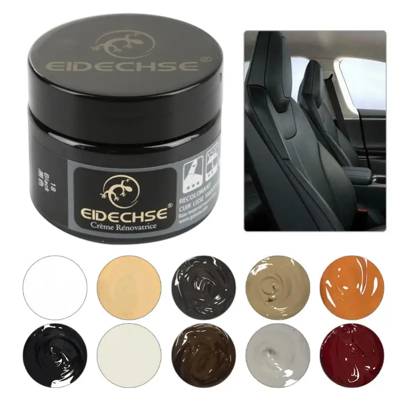 

50ml Car Leather Repair Gel Car Wash Seats Sofa Scratch Rips Tares Complementary Repair Color Refurbishing Cream Leather Paint