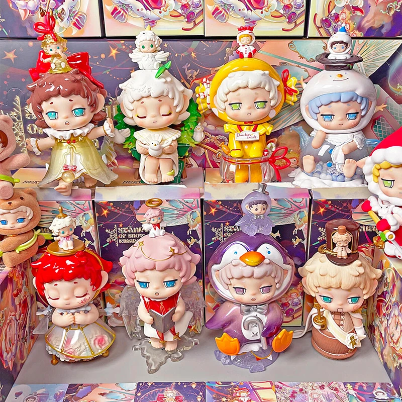 FAYA Standchen Snow Of Kingdom กล่องตาบอดน่ารักอะนิเมะตุ๊กตา Surprise กล่อง Kawaii Faya Action Figure Mystery กล่องคริสต์มาสของขวัญของเล่น