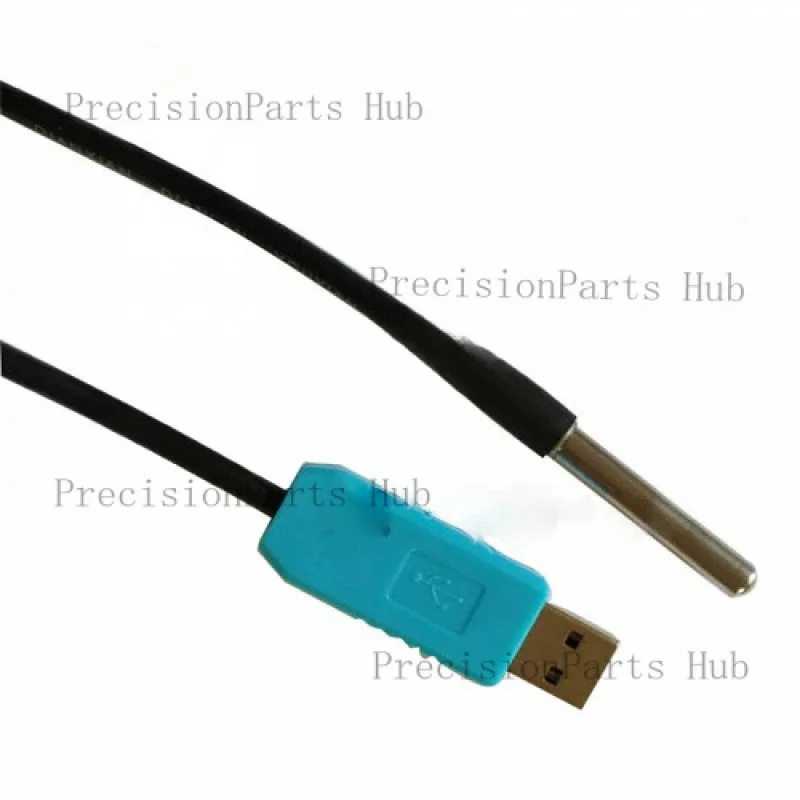 Módulo de sensor de temperatura, sensor de temperatura, interfaz USB, sonda impermeable DS18B20, detección de temperatura