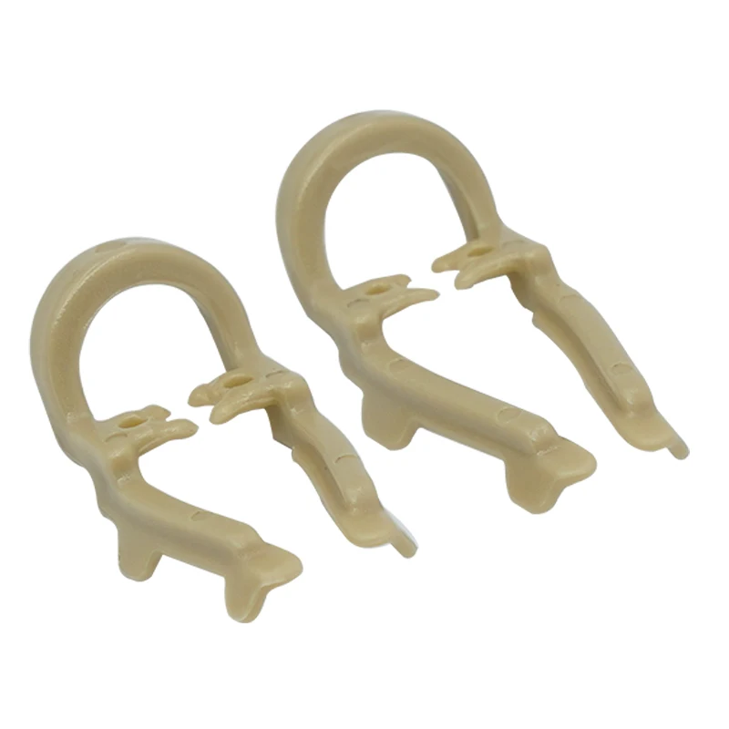 4Pcs Dental Rubber Dam Sheets Clamps Autoclavable Resin Barrier Clip Ivory Clamp Forceps Dentist Restorative Instruments