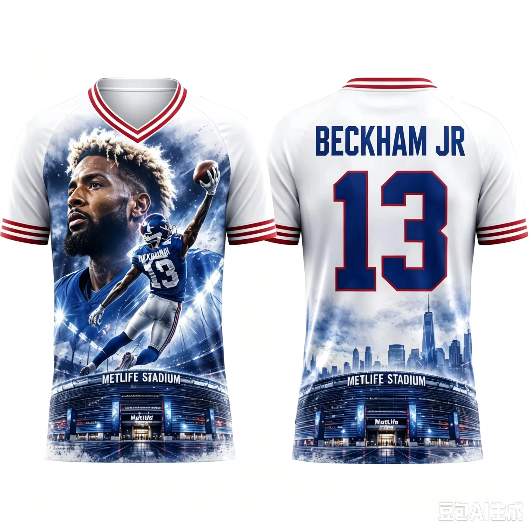 Odell Beckham Jr. commemorativ - Women'S Fashion Rugby Shirt 评论和价格
