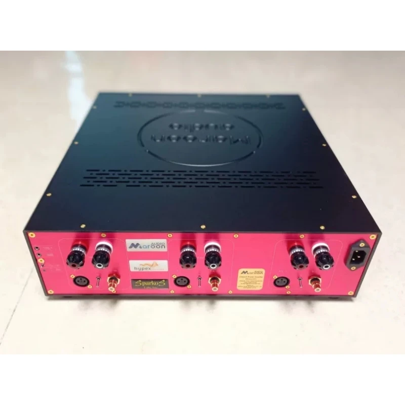 Maroon Audio Power Amplifier with Hypex NC1200 Configurable 3/4/6/8 Channel High-Power D Class for Cinema & Hi-Fi