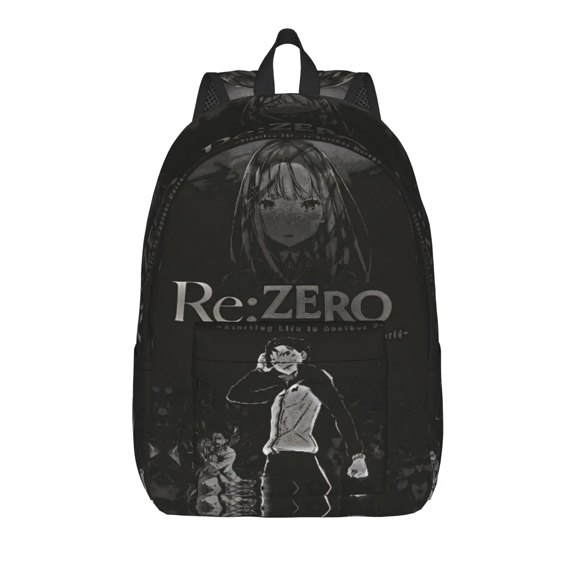Fashion Re ZERO Anime Backpack  Mochilas Fashion For Work Office Sturdy Shoulder Rucksack