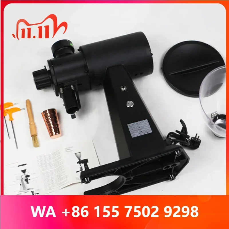 C98PRO-DD Coffee Bean Grinder, Espresso Grinder, 98MM Grinding Disc, 160-Setting Fine Grind Adjustment, Low-Heat Coffee Grinder