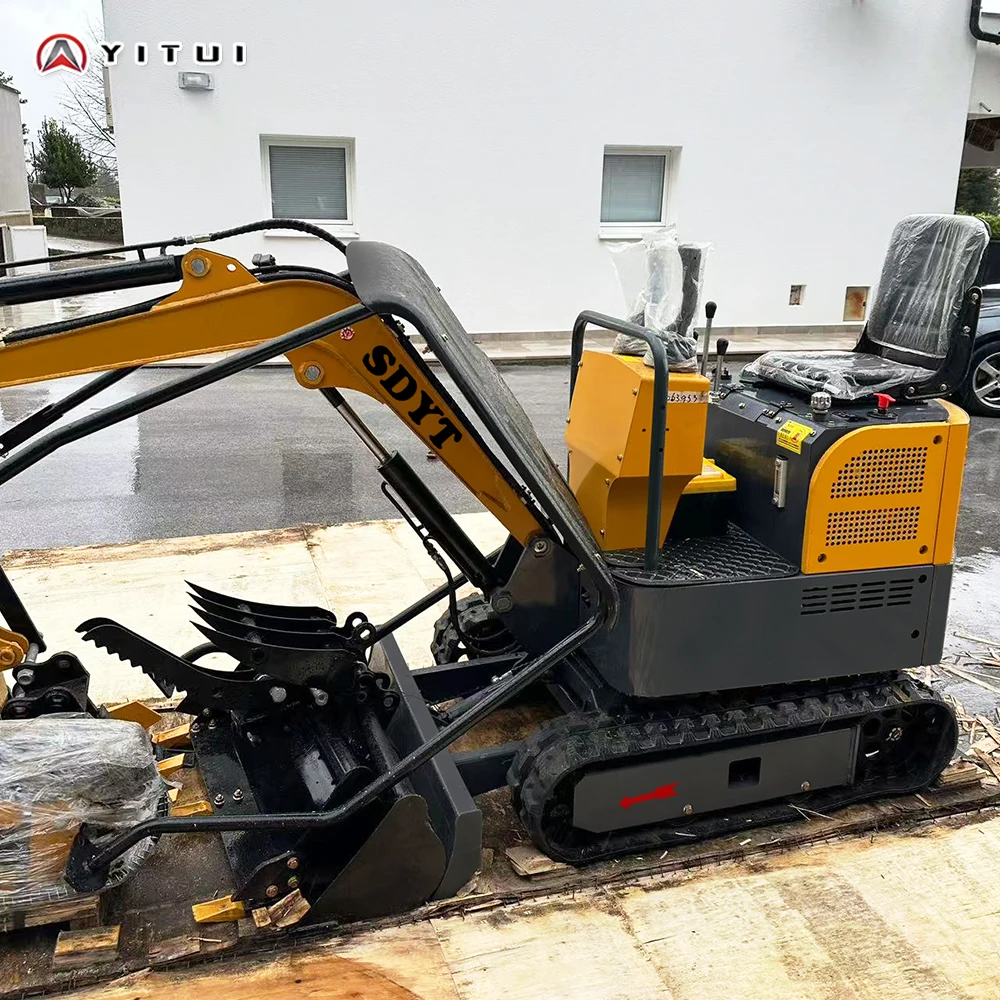 

Customized 1.2 Ton Mini Excavator Hydraulic Crawler Digger EPA/CE Certified Small Bagger for Farm Construction