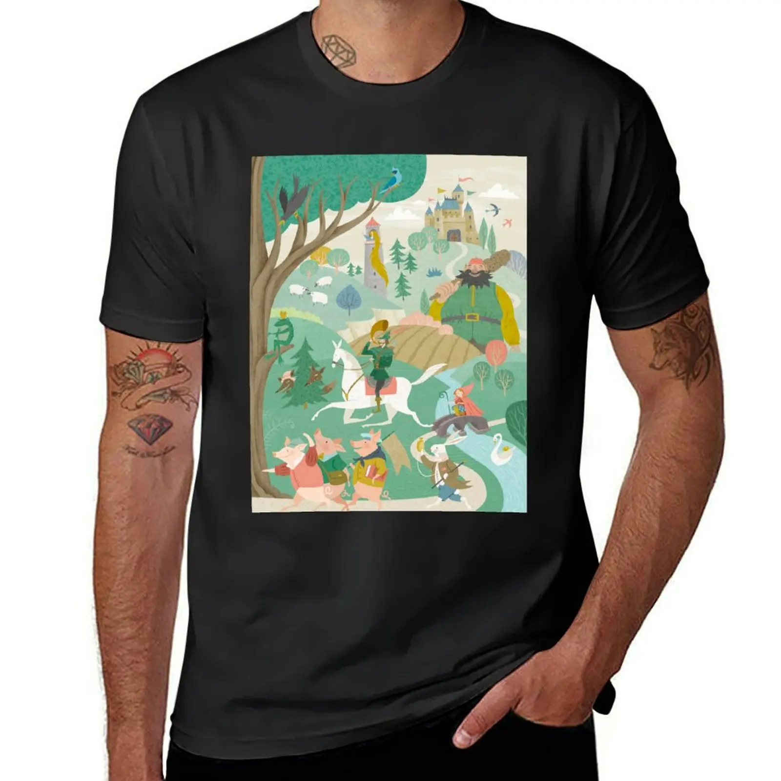 The Land of Enchantment T-Shirt for a boy aesthetic clothes anime men graphic t shirts