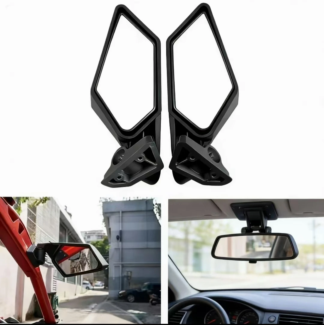 Rearview Mirror  OEM 715002898  ATV UTV Side View Mirror Fit for Can Am Maverick X3 R Max Beach Vehicle