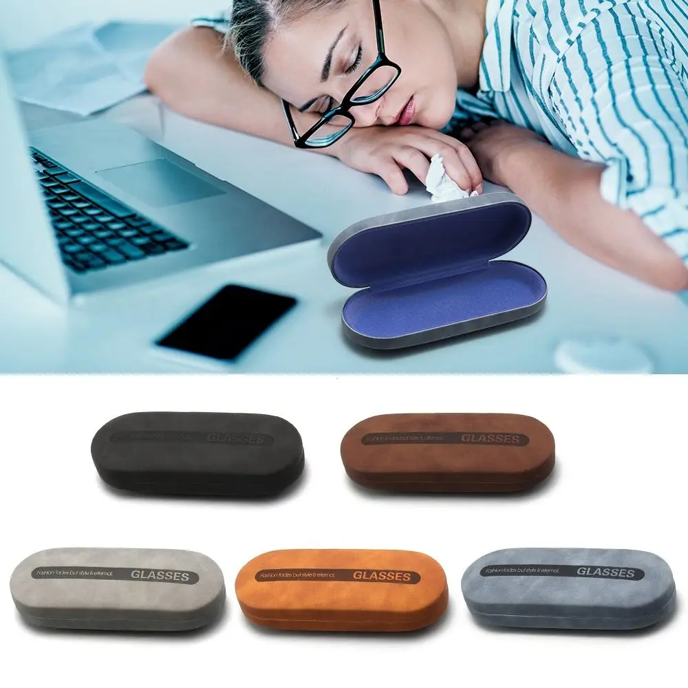 

Glasses Box Japanese Portable Anti-stress PU Sunglasses Case Glasses Storage Box Eyeswear Accessories Box