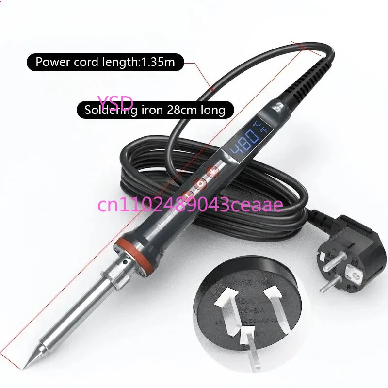 200W Electric Soldering Iron Digital Temperatura Adjustment Auto Sleep Internal Ceramic Heating Electronic Welding Tools