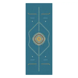 Lezyan 1.5mm Ultra-thin Portable Foldable Storage Non-slip Matte Natural Rubber Yoga Mat Sports Fitness Gym Workout Fitness
