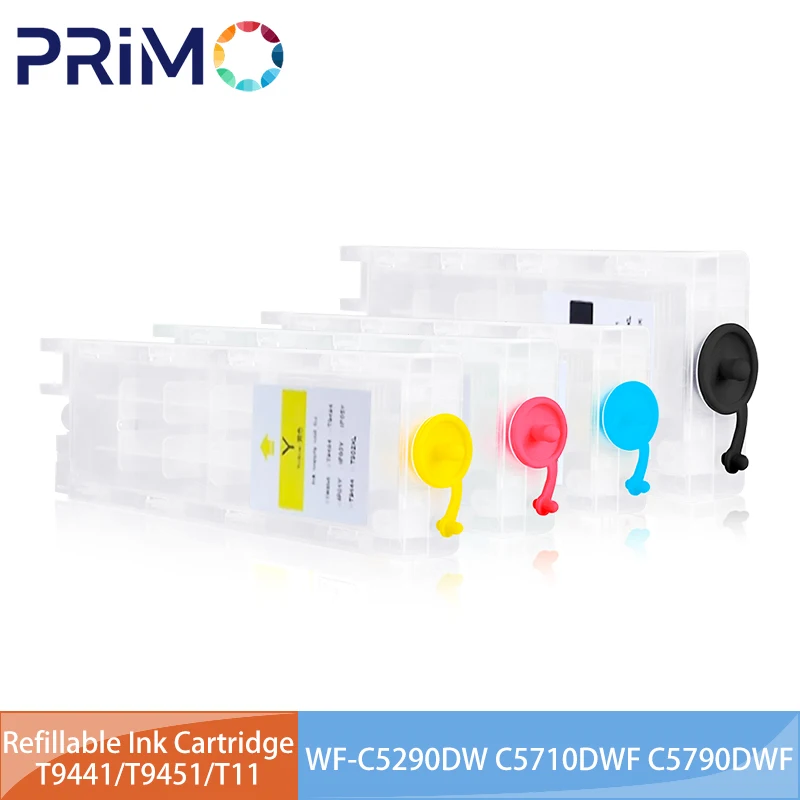 T944 T945 T946 T11 600ML 350ML Refillable Ink Cartridge NO Chi for Epson WF-C5290 WF-C5790 WF-C5210 WF-C5710 WF-C5390 WF-C5810