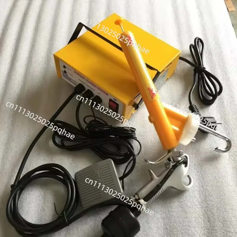 220V/110V Portable Spray Gun Electrostatic Spray Powder Coating Gun Small Spraying Equipment