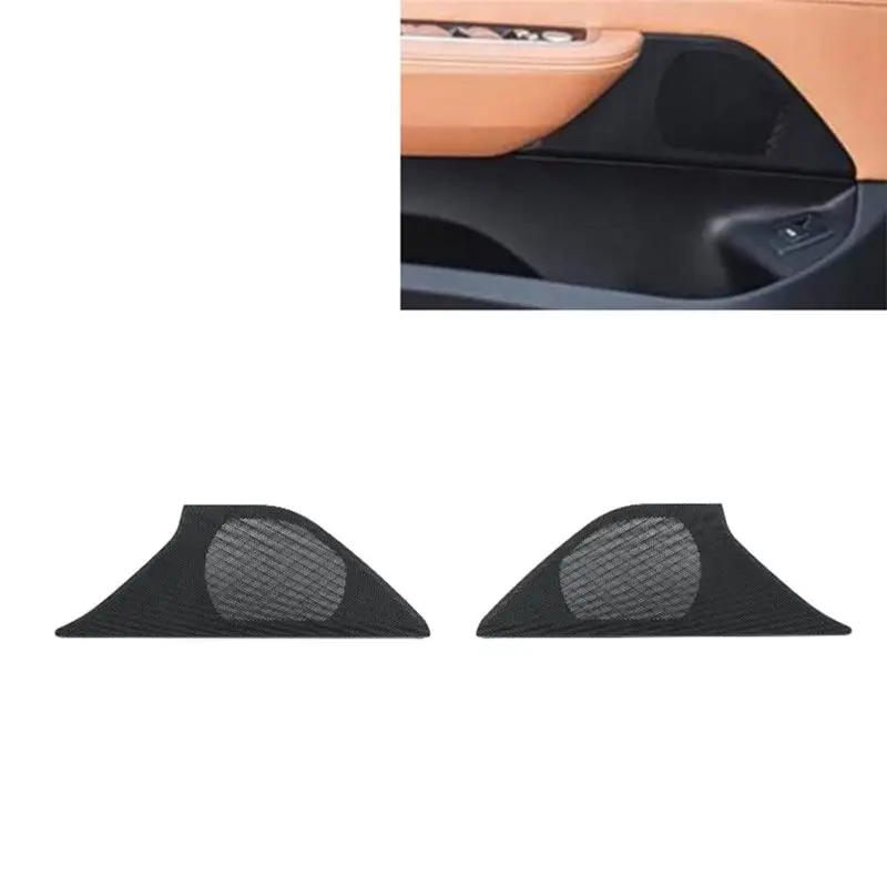 ABQB-Car Front Door Speaker Cover Panel For BMW 5 6 Series G30 G31 G38 F90 GT G32 Audio Speakers Trim Cover
