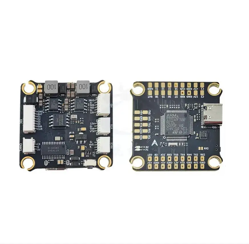 

Полетный контроллер F405/F722 и ESC BLHELI_S 8S 80A 4-в-1 (30.5X30.5мм) для FPV дронов, 3-8S, запчасти для гоночных и фристайл-дронов