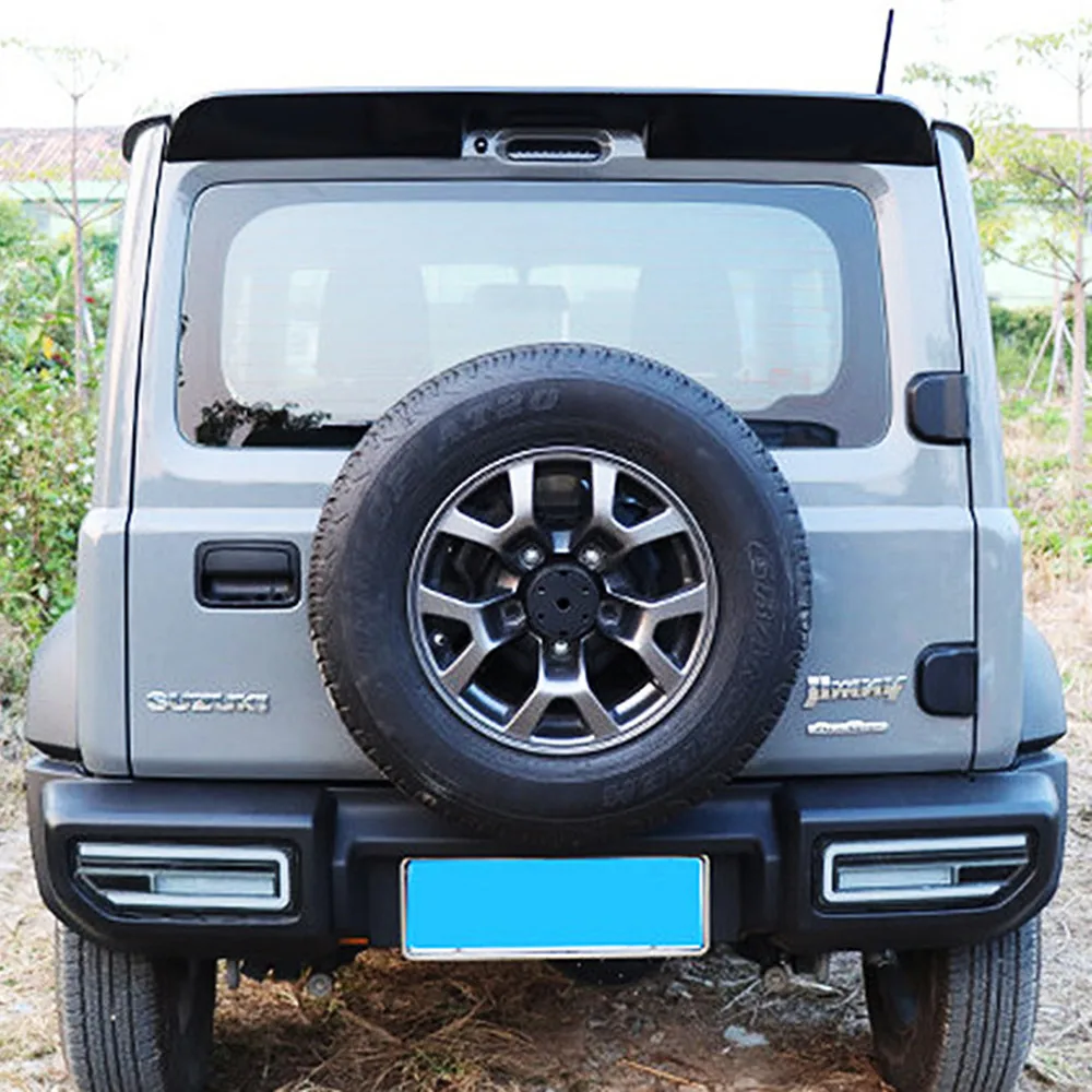 For 2019-2025 Suzuki Jimny JB64 JB74 Rear Roof Trunk Lid Spoiler Tail Wings ABS Plastic Black Carbon Car Exterior Accessories