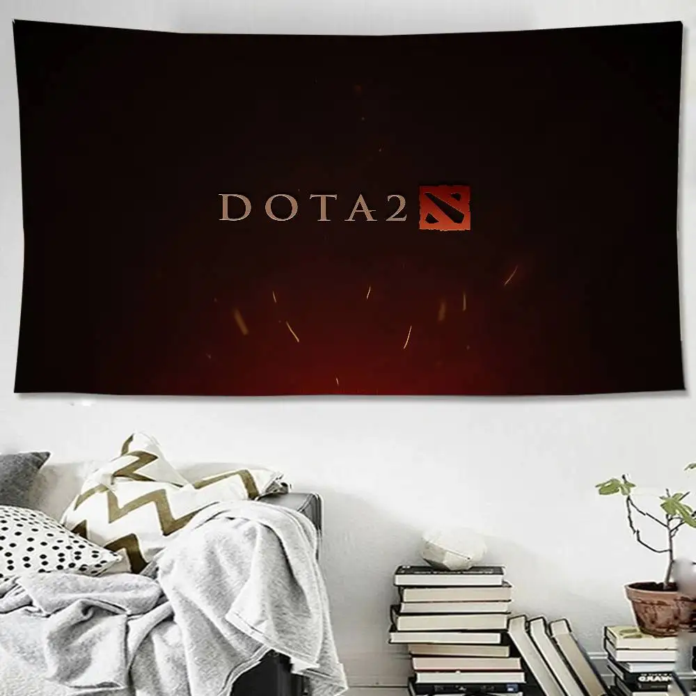 

Настенные гобелены D-Dota 2 в стиле хиппи для декора гостиной, дома, общежития, художественный декор для дома