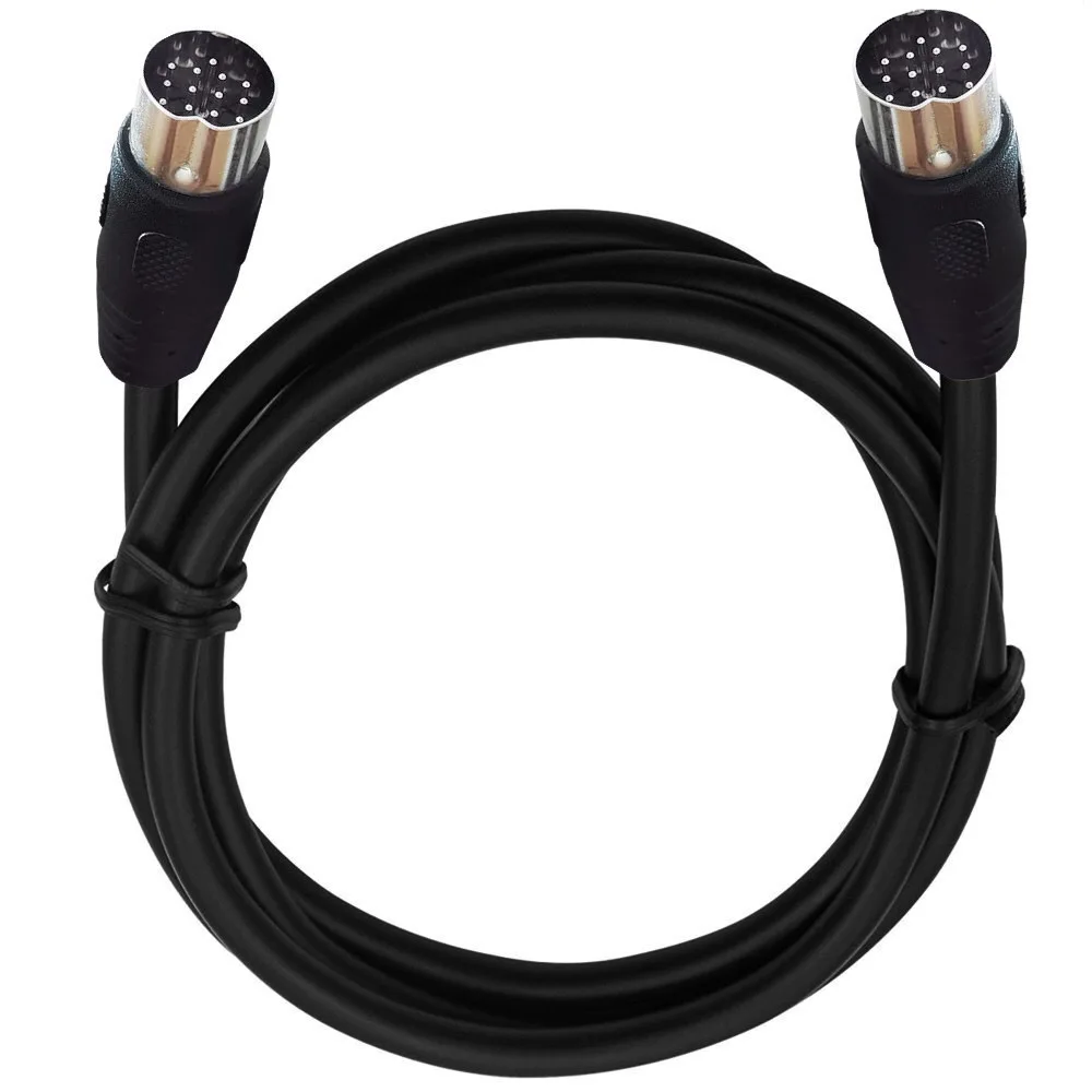 1pc MIDI DIN 13 PIN Male to Din 13 Pin Male Audio Connector Interface Electrical Signal Control UL2919 Extension Cable