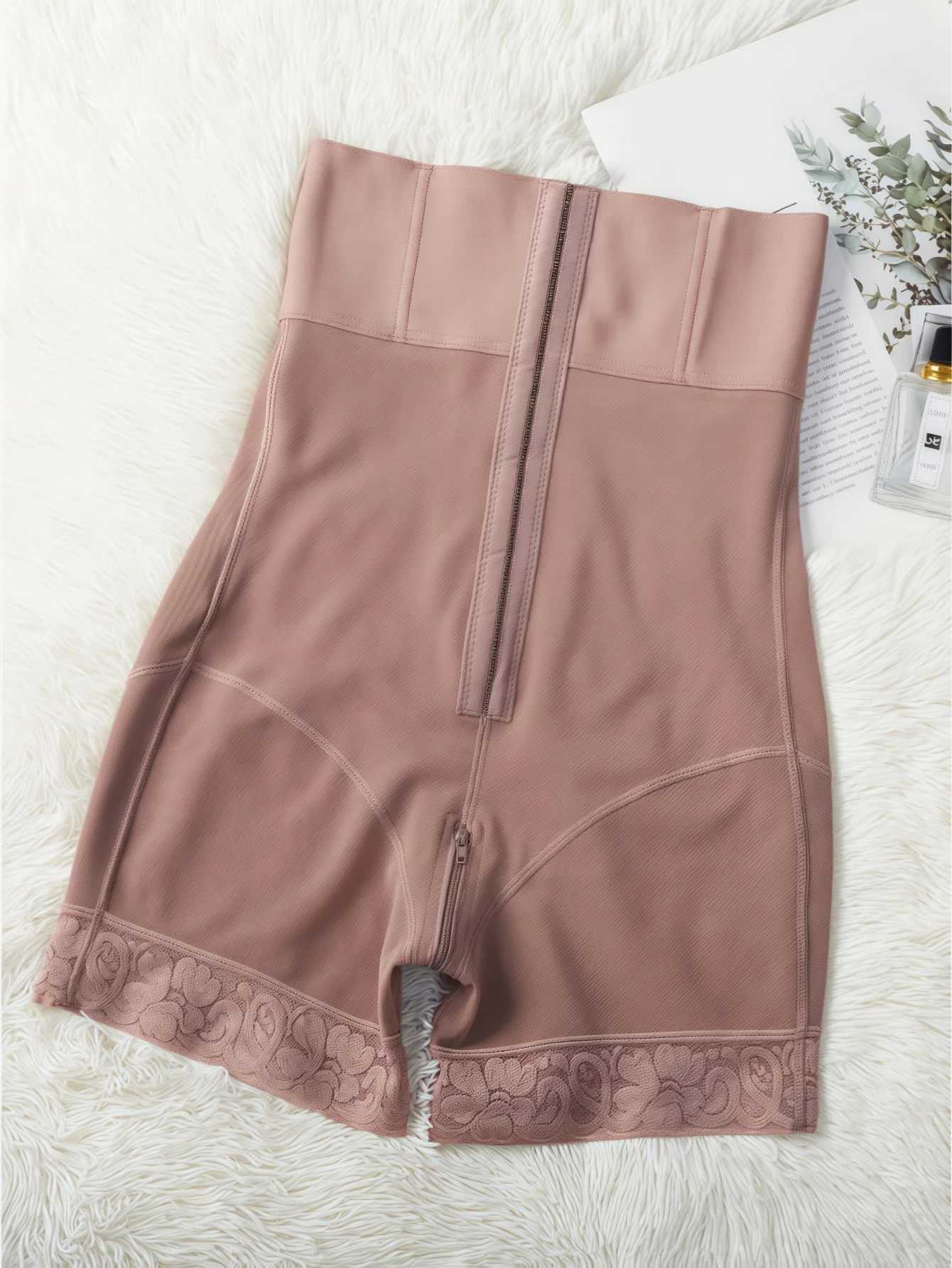 1pc Butt Lifting & Shaping Bodysuit, Women Tummy Control Panty With Hook & Zipper image 3