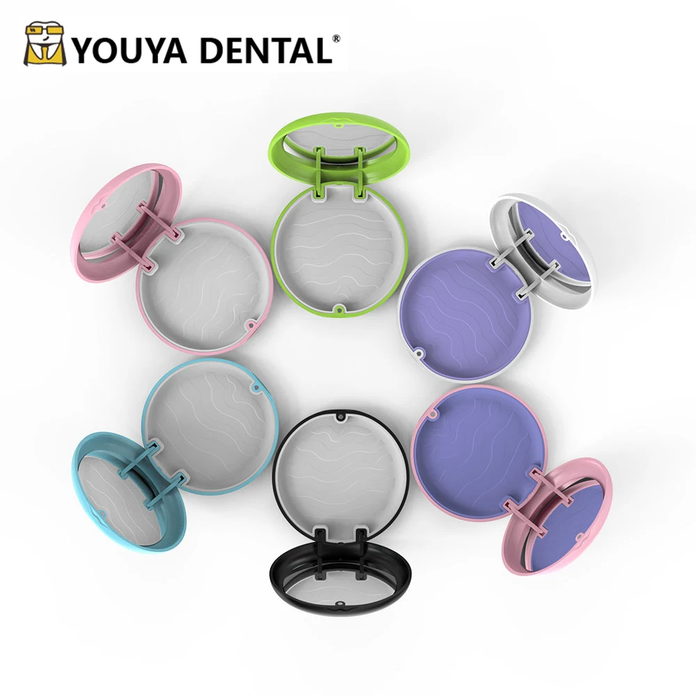 Dental Retainer Case Denture Storage Box Orthodontic Aligner Braces Fake Teeth Mouth Guard Oral Hygiene Supplies Organizer