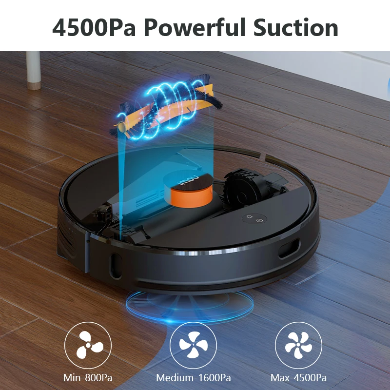 IMOU Vacuum Cleaner L11 Pro Max 6400mAh with Charging dock 4500Pa Suction Smart Home Appliance Multiple Maps Cleaning Machine