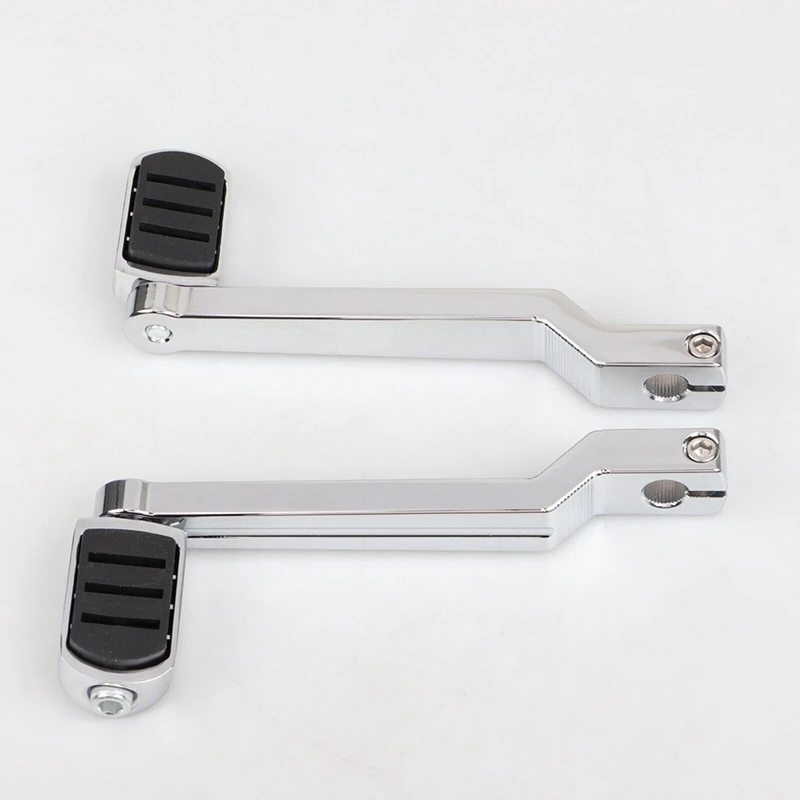 Chrome Heel Toe Shift Lever Shifter Pegs Replacement Accessories Fit For  Softail Fat Boy Road King