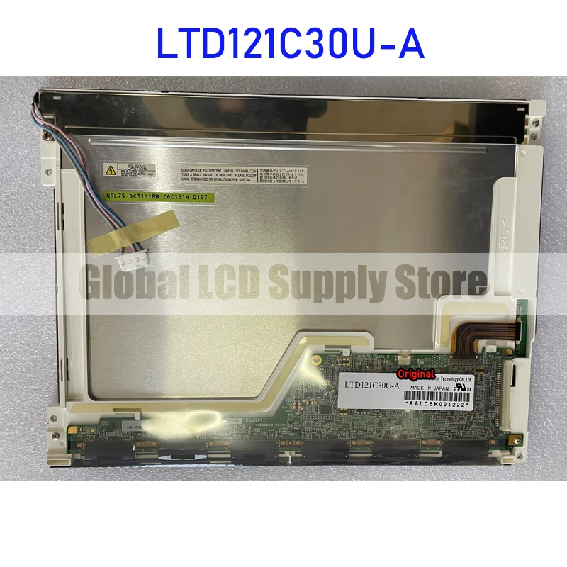 

LTD121C30U-A 12.1 Inch Original LCD Display Screen Panel for Toshiba Matsushita Brand New and Fast Shipping 100% Tested