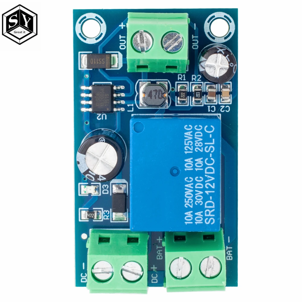 YX-X804 Power-OFF Protection Module Automatic Switching Module UPS Emergency Cut-off Battery Power Supply 12V to 48V Control