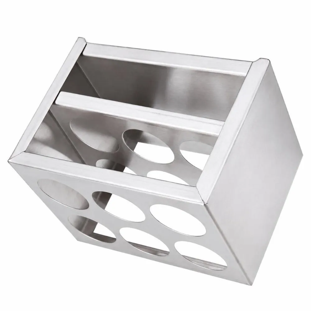 30mm，6 Holes Metal Tube Rack 6 Holes Round Hole Centrifuge Tube Rack Solid 30Mm Aperture Sample Tube Holder Sample Placing