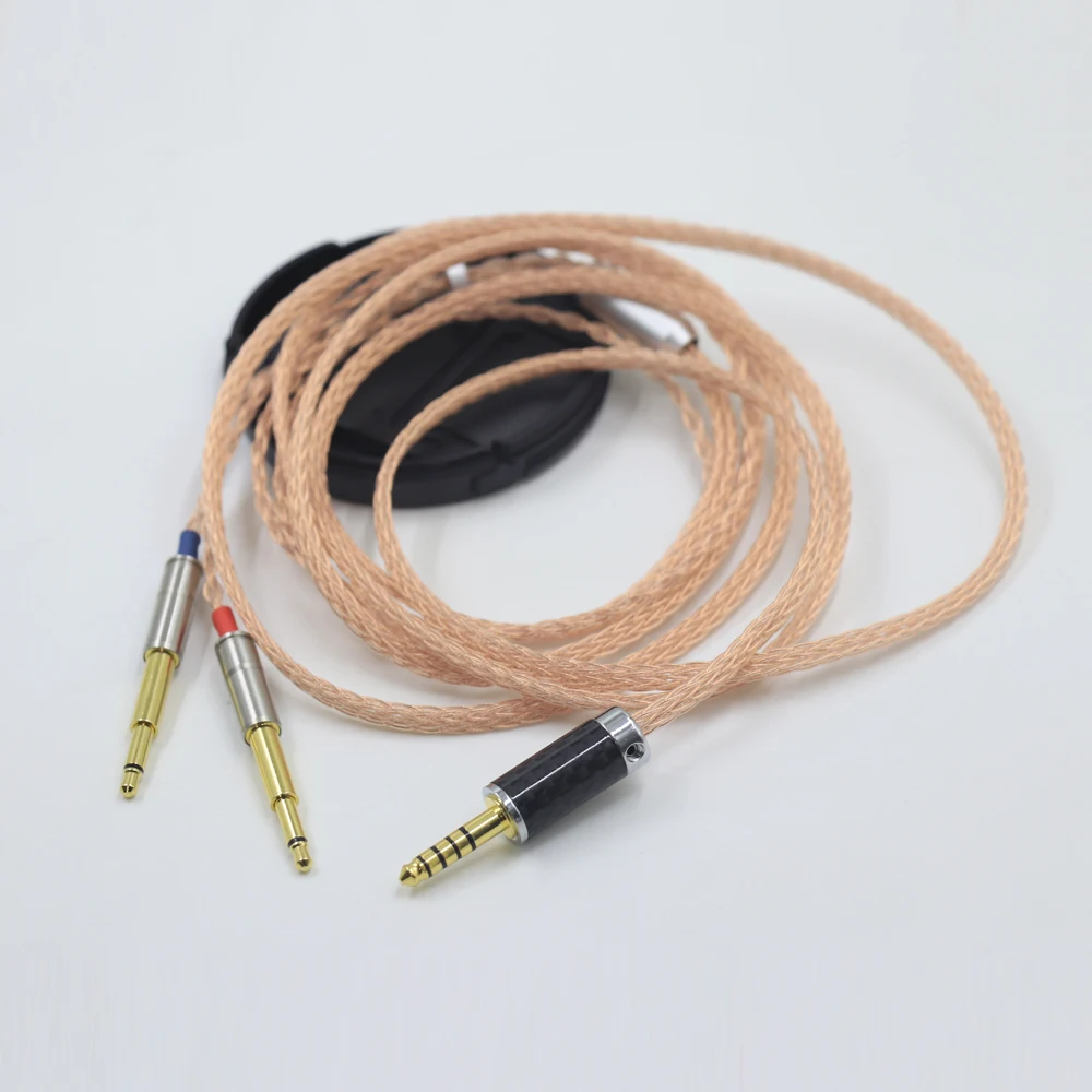 Cable de cobre puro de cristal único UPOCC de 16 núcleos para auriculares Meze 99 Classics NEO NOIR