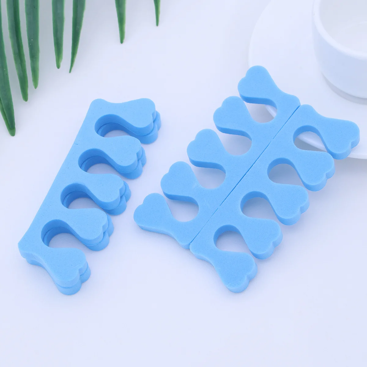 20 paires de séparateurs d'orteils pour pédicure, entretoises d'ongles en mousse, accessoire d'art des ongles, doux et confortable, séparateurs d'orteils pour pédicure